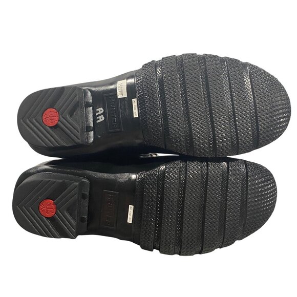 Hunter Women's Original wellies Short Gloss Rain Boots Black NWOT Size 10 - Picture 12 of 12